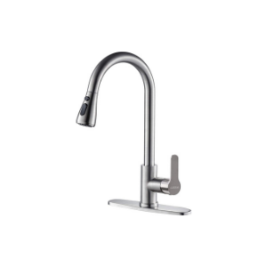 KITCHEN FAUCET WITH PULL DOWN SPRAYER
